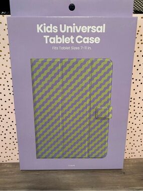 Kids Universal Tablet Case - Purple & Green